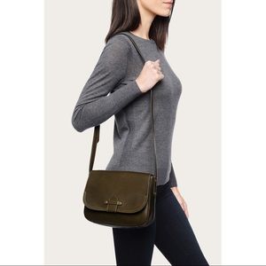 NWOT Frye Casey Leather Crossbody Bag Black